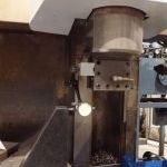 Carousel lathe, main bearing replacement and geometry correction